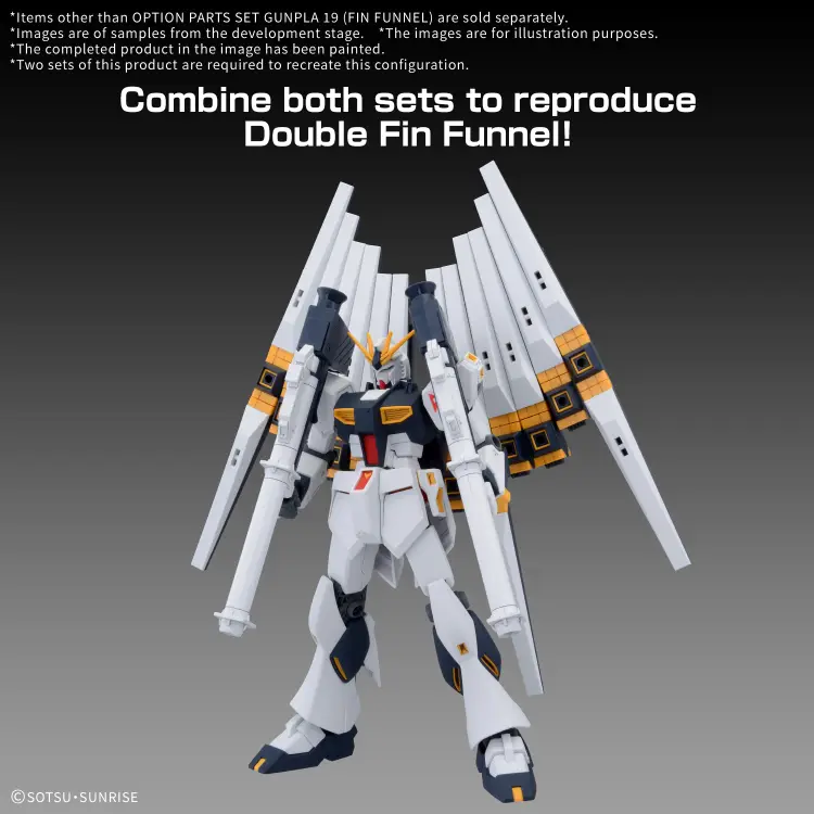 Bandai Model Kit - GUNDAM - Option Parts Set Gunpla 19 (Fin Funnel) - Model Kit