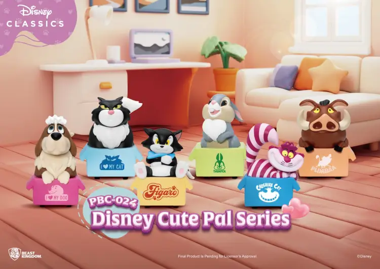 Beast Kingdom - DISNEY - Cute Pal Pull Black Car - Set 6 Fig. Blind Box 5cm
