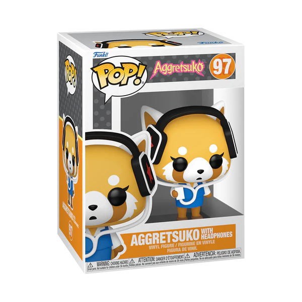 Funko - AGGRETSUKO - POP Sanrio N° 97 - Aggretsuko With Headphones