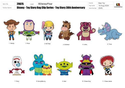 Monogram Disney Toy Story - Brelok do Kluczy 3D