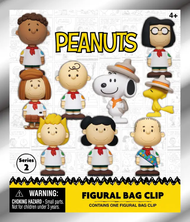 Monogram - SNOOPY - Series 2 - 3D Foam Bag Clip (Display 24 Pcs)