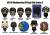 Monogram - WEDNESDAY - Series 3 - 3D Foam Bag Clip (Display 24 Pcs)