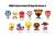 Monogram - SONIC - Series 4 - 3D Foam Bag Clip (Display 24 Pcs)