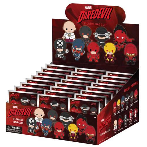 Monogram - DAREDEVIL - 3D Foam Bag Clip (Display 24 Pcs)
