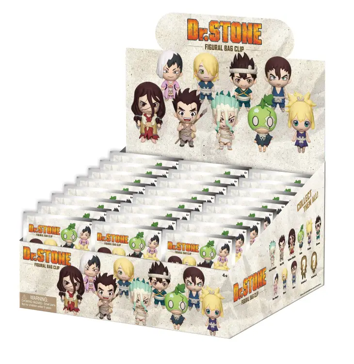 Monogram - DR STONE - Series 1 - 3D Foam Bag Clip (Display 24 Pcs)