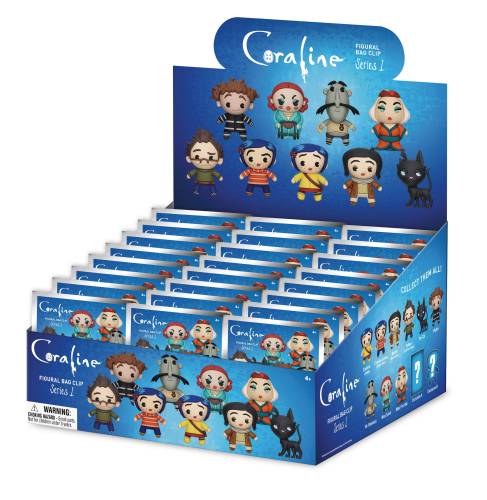 Monogram - CORALINE - Series 1 - 3D Foam Bag Clip (Display 24 Pcs)
