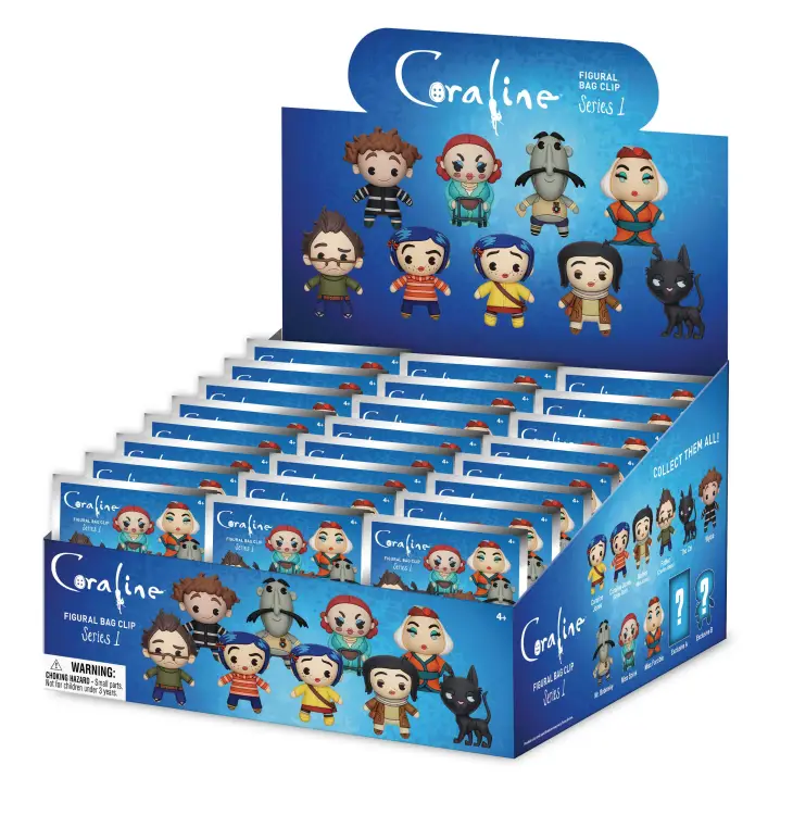 Monogram - CORALINE - Series 1 - 3D Foam Bag Clip (Display 24 Pcs)