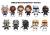 Monogram - STAR WARS THE CLONE WARS -Series 4 - 3D Foam Bag Clip (Display 24 Pcs)