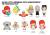 Monogram - LITTLE MERMAID - Series 1 - 3D Foam Bag Clip (Display 24 Pcs)