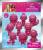 Monogram - PRINCESS - Series 64 - 3D Foam Bag Clip (Display 24 Pcs)