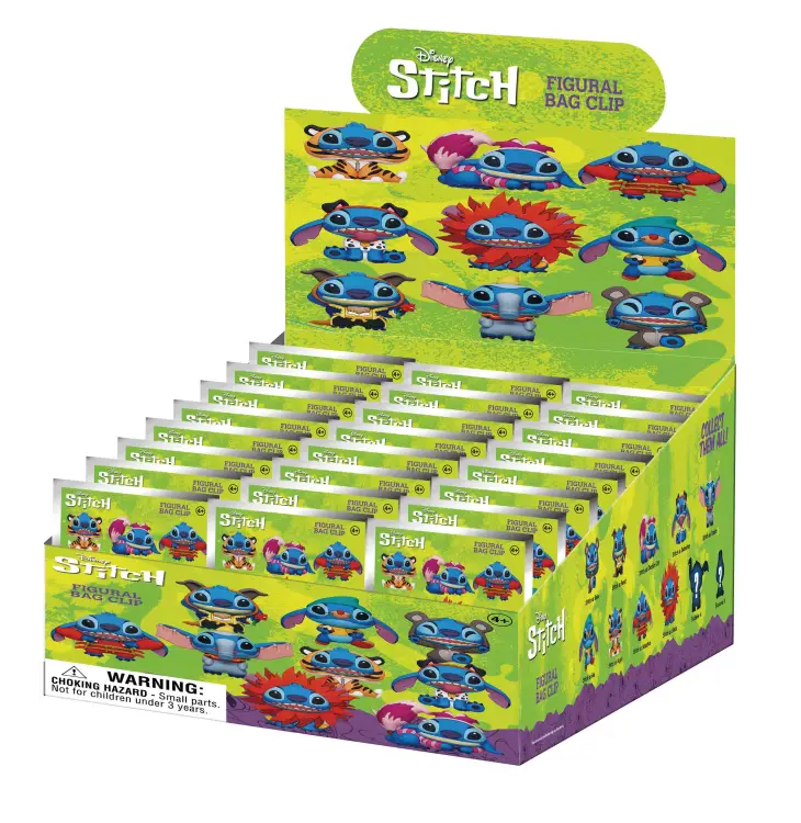 Monogram - STITCH IN COSTUME - Series 1 - 3D Foam Bag Clip (Display 24 Pcs)