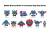 Monogram - STITCH IN COSTUME - Series 1 - 3D Foam Bag Clip (Display 24 Pcs)