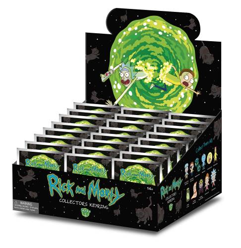 Monogram - RICK & MORTY - Series 2 - 3D Foam Bag Clip (Display 24 Pcs)