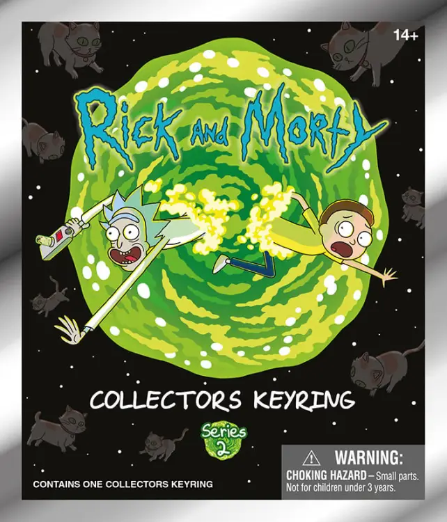 Monogram - RICK & MORTY - Series 2 - 3D Foam Bag Clip (Display 24 Pcs)