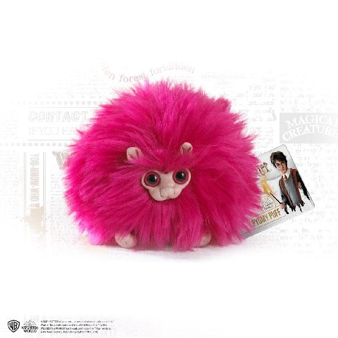 Noble Collection - HARRY POTTER - Pygmy Puff Plush - Pink - 15cm
