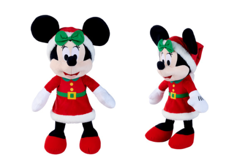 Simba Toys - MINNIE in Christmas Costume - Plush 45 cm