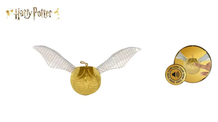 Play by Play - HARRY POTTER - Golden Snitch Plush With Sound - 22cm