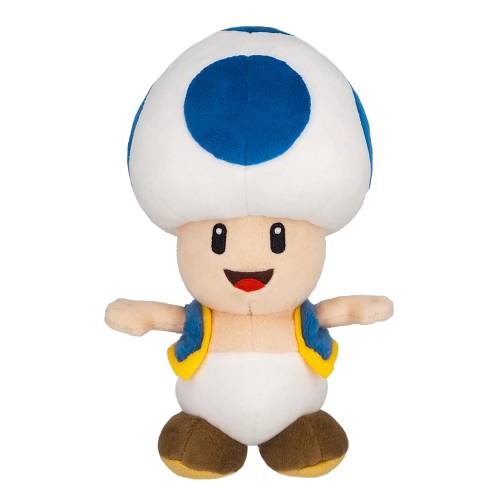 Together Plus - SUPER MARIO - Blue Toad - Plush 20cm