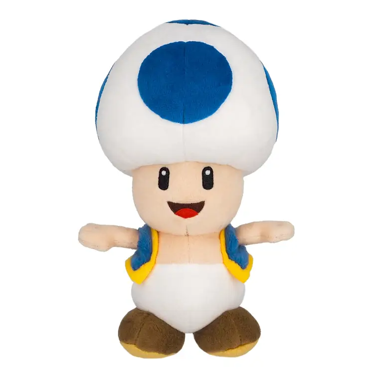 Together Plus - SUPER MARIO - Blue Toad - Plush 20cm