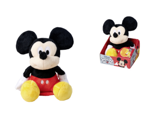 Simba Toys Disney - Mickey Mouse - Pluszak na ramię z magnesem 12cm