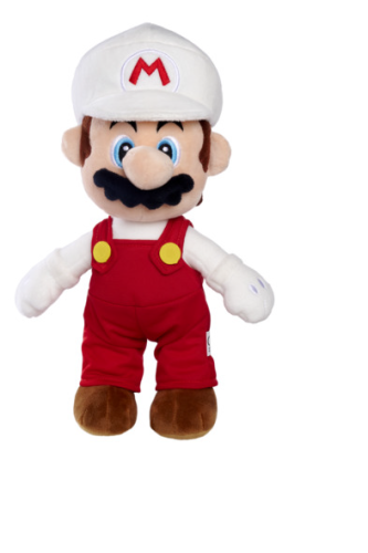 Simba Toys Super Mario - Fire Mario - Pluszak 30cm