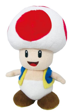 Together Plus Nintendo - Red Toad - Pluszak 20cm