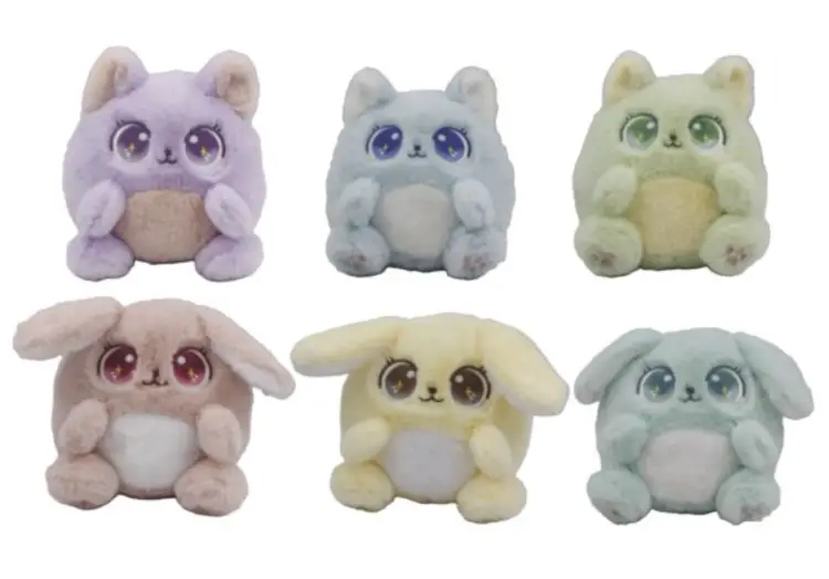Simba Toys - KAWAII - Cats & Dogs - Assortment of 12 Plushs 18cm - 6 Models