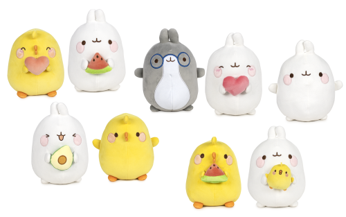 Play by Play - MOLANG - Assortment of 12 Plushs Wave 1 - 25cm