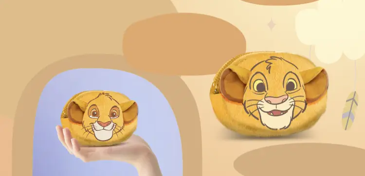 Karactermania - SIMBA - Heady Fur Coin Purse '12x11x2cm'