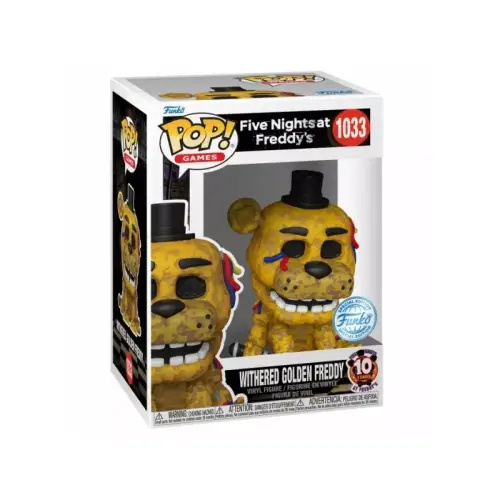 Funko Pop! Five Nights at Freddy's - Withered Golden Freddy #1033