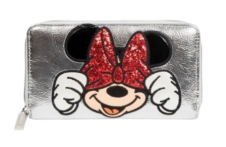 Danielle Nicole - DISNEY - Silver Zipper Wallet - Minnie 'Danielle Nicole'