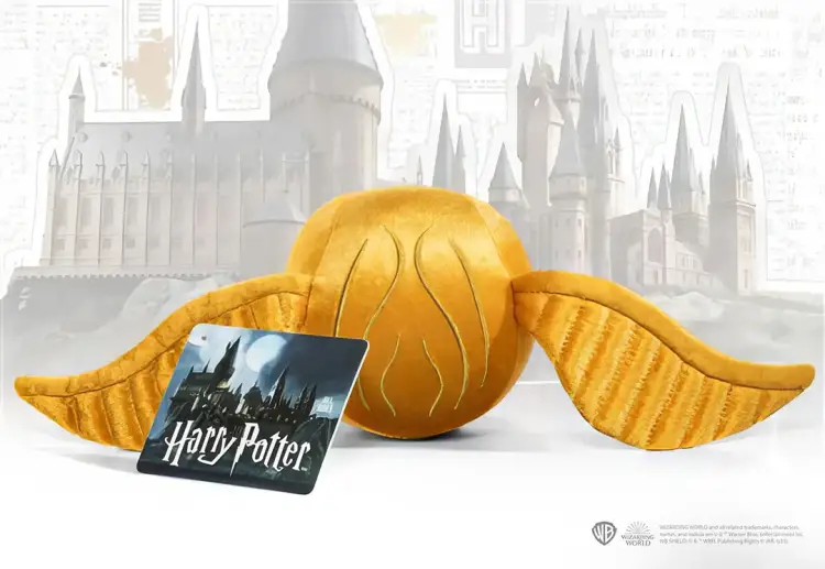 Noble Collection - HARRY POTTER - Golden Snitch - Plush 10cm