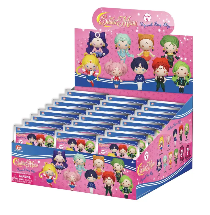 Monogram - SAILOR MOON - Series 6 - 3D Foam Bag Clip (Display 24 Pcs)