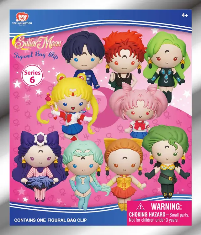 Monogram - SAILOR MOON - Series 6 - 3D Foam Bag Clip (Display 24 Pcs)