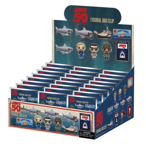 Monogram - JAWS 50TH ANNIVERSARY - Series 1 - 3D Foam Bag Clip (Display 24 Pcs)