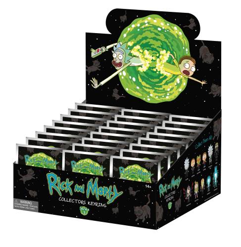 Monogram - RICK & MORTY - Series 3 - 3D Foam Bag Clip (Display 24 Pcs)