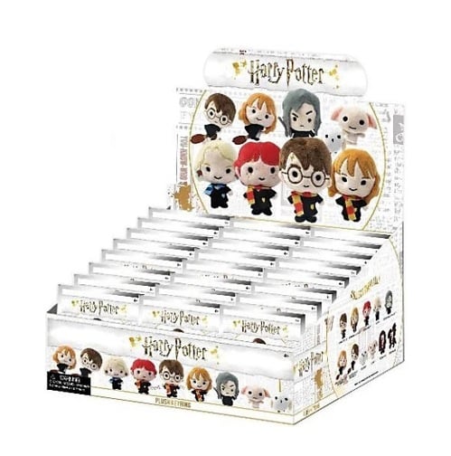 Monogram - HARRY POTTER - Plush Bag Clip (Display 24 Pcs)