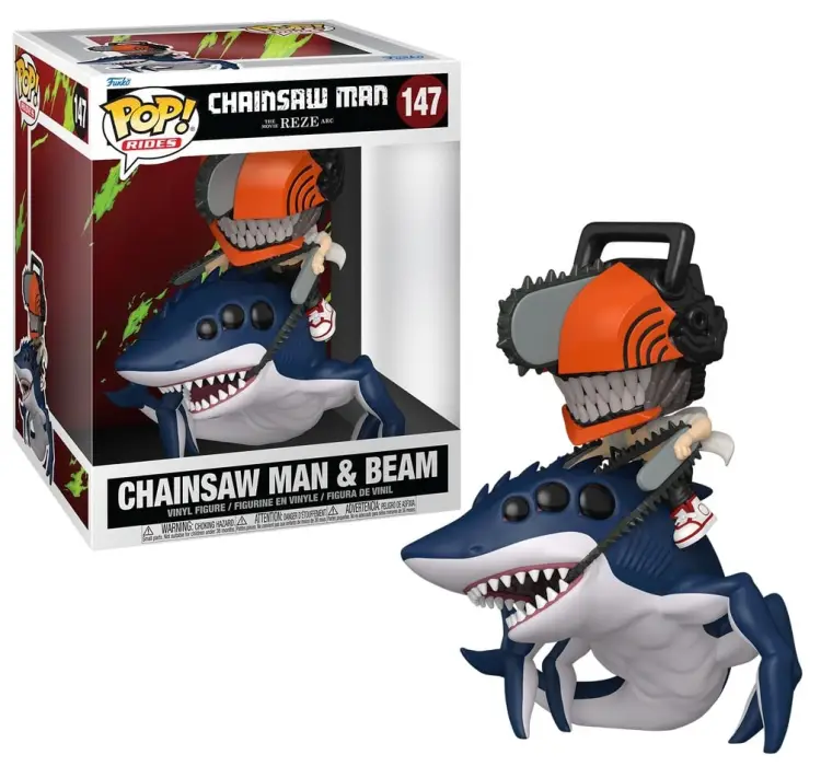 Funko - CHAINSAW MAN REZE - POP Ride DLX N° XXX - Chainsaw Man & Beam