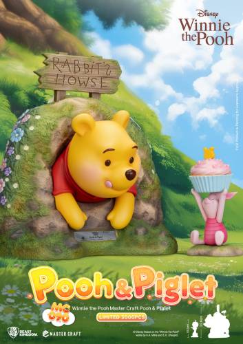 Beast Kingdom - WINNIE THE POOH - Winnie & Pigglet - Statue Master Craft 32.6cm
