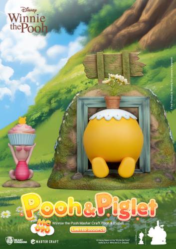 Beast Kingdom - WINNIE THE POOH - Winnie & Pigglet - Statue Master Craft 32.6cm