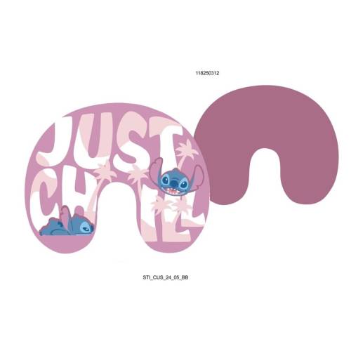 AyMax - LILO & STITCH - Stitch "Just Chill" - Travel Cushion