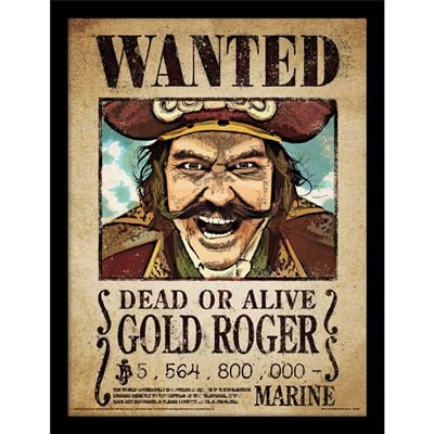 Pyramid - ONE PIECE NETFLIX - Gold Roger - Collector Print 30x40cm