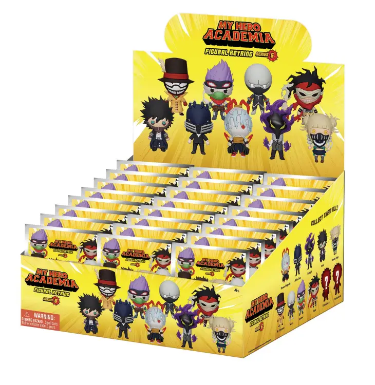 Monogram - MY HERO ACADEMIA - Series 6 - 3D Foam Bag Clip (Display 24 Pcs)