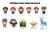 Monogram - HARRY POTTER - Series 8 - 3D Foam Bag Clip (Display 24 Pcs)