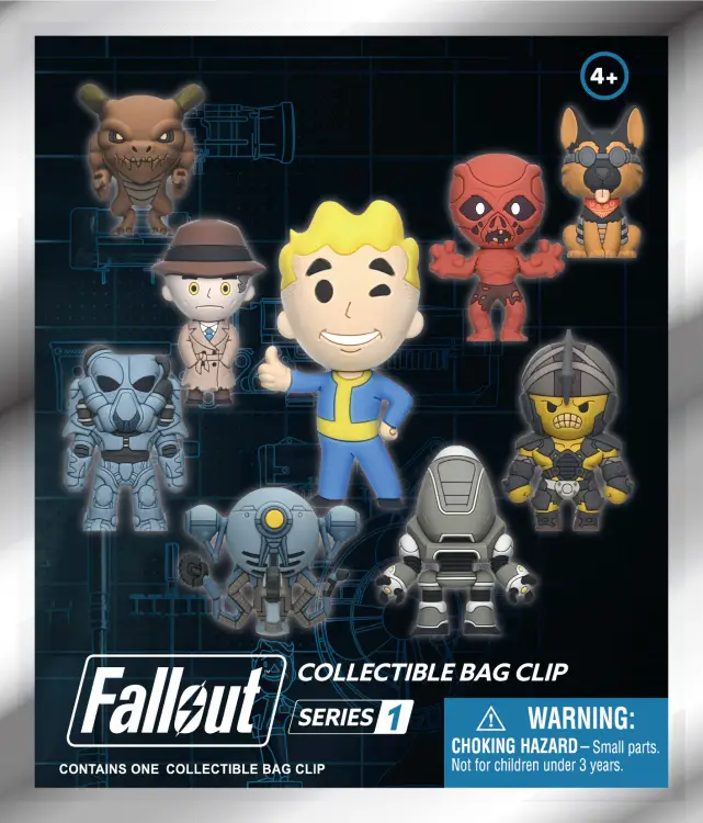 Monogram - FALLOUT - Series 1 - 3D Foam Bag Clip (Display 24 Pcs)