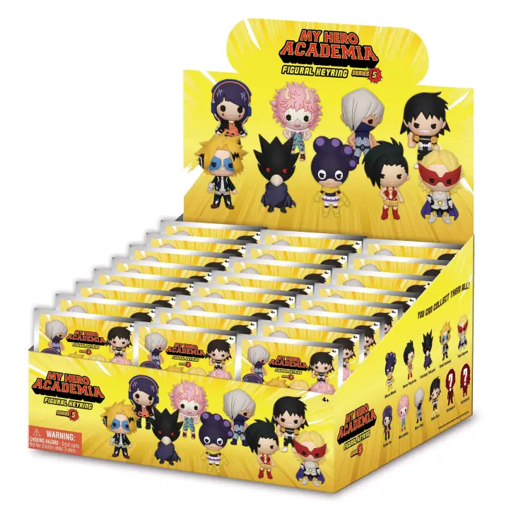 Monogram - MY HERO ACADEMIA - Series 5 - 3D Foam Bag Clip (Display 24 Pcs)