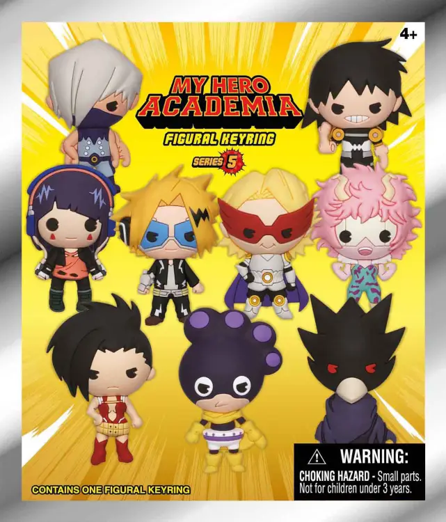 Monogram - MY HERO ACADEMIA - Series 5 - 3D Foam Bag Clip (Display 24 Pcs)
