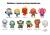 Monogram - FANTASTIC FOUR - 3D Foam Bag Clip (Display 24 Pcs)