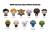 Monogram - SUPERMAN LEGACY - Series 1 - 3D Foam Bag Clip (Display 24 Pcs)