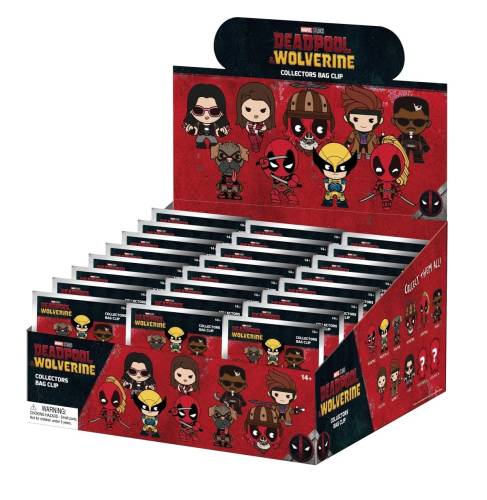 Monogram - DEADPOOL - Series 1- 3D Foam Bag Clip (Display 24 Pcs)